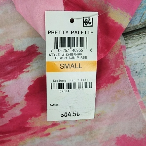 JM Collection swimwear top size Small - Picture 7 of 8